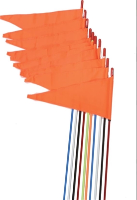 7ft Firestik with orange safety flag - (10 Pack)