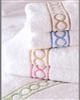 Towel with embroidery design