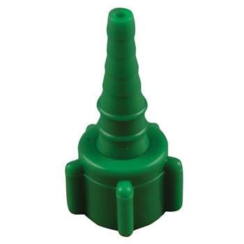 0132EMG Swivel Oxygen Connector, Emerald Green, 50/Pkg