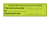 2528 "Ventilator Circuit Quality Control" label, 50/pad