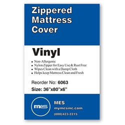 6063 Zippered Mattress Cover, Standard, 12/Box