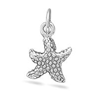 Starfish Charm Sterling Silver