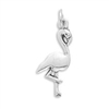 Flamingo Charm Sterling Silver