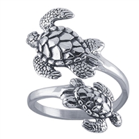 Adjustable Sea Turtle Ring