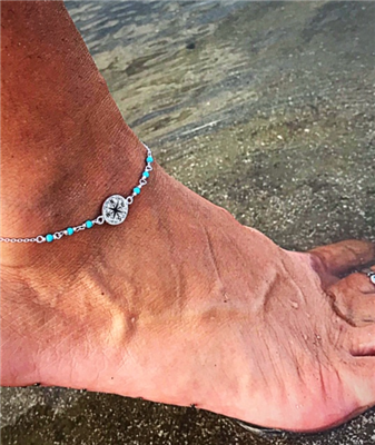 Compass Anklet