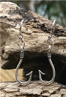 Enamel Fish Hook Earrings