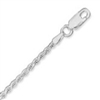 Sterling Silver Diamond Cut Rope Chain