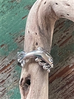 Dolphin Wave Toe Ring