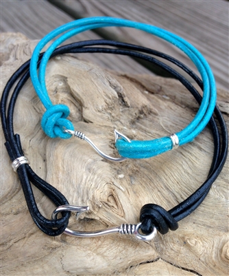 Leather Hook Bracelet