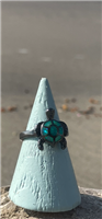 Opal Sea Turtle Ring