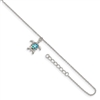 Opal Turtle Anklet