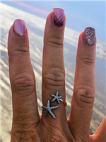 Adjustable Starfish Ring