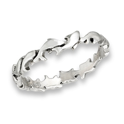 Dolphin  Eternity Ring