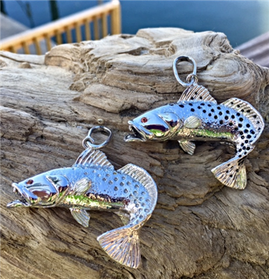 Plain Speckle Trout Pendant