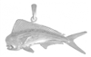 Sterling Silver Dorado Mahi-Mahi Pendant