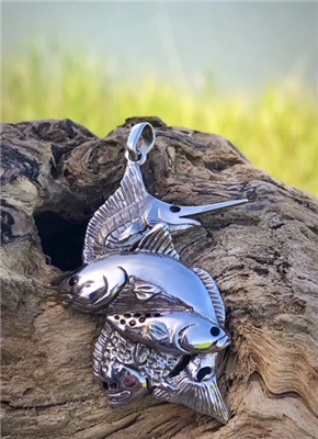 Inshore Slam with Swordfish Pendant