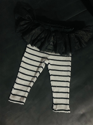 "Black and Gray Stripe" Tutu Joggers by Target