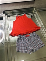 "Patriotic Polka Dot" Short and Tank Top Set