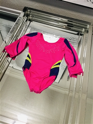 "Pink" Long Sleeve Leotard by "Freestyle" by Danskin