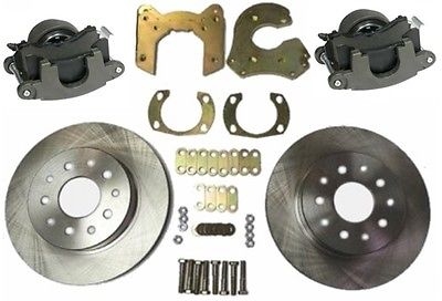 PEM 9" Ford Street Rod Bolt On Rear Disc Brake Kit with GM Metric Brake Calipers