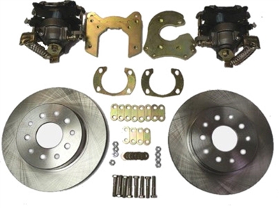 9" Ford Econo Rear Disc Brake Kit with Emergency Brake Calipers