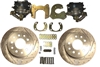 Slotted 9" Ford Econo Rear Disc Brake Kit with Emergency Brake Calipers