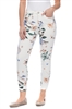 FDJ Olivia Euro Print Twill Slim Ankle Pant