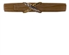 Terry Stack Interchangeable Belt Croco Camel