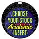 Academic Star Full Color Insert Medal