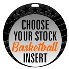 Basketball Full Color Insert Medal