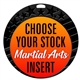 Martial Arts Full Color Insert Medal