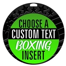 Boxing Full Color Custom Text Insert Medal