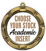 Academic Full Color Insert Medal