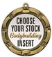 Body Building Full Color Insert Medal