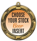 Beer Full Color Insert Medal