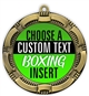 Boxing Full Color Custom Text Insert Medal