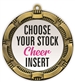 Cheer Full Color Insert Medal