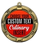 Culinary Full Color Custom Text Insert Medal