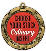 Culinary Full Color Insert Medal