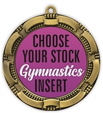 Gymnastics Full Color Insert Medal