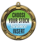 Science Full Color Insert Medal