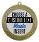 Music Full Color Custom Text Insert Medal