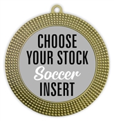 Soccer Full Color Insert Medal