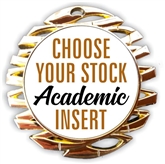 Academic Full Color Insert Medal