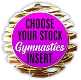 Gymnastics Full Color Insert Medal