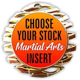 Martial Arts Full Color Insert Medal