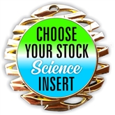 Science Full Color Insert Medal