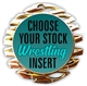 Wrestling Full Color Insert Medal