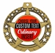 Culinary Full Color Custom Text Insert Medal