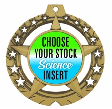 Science Full Color Insert Medal